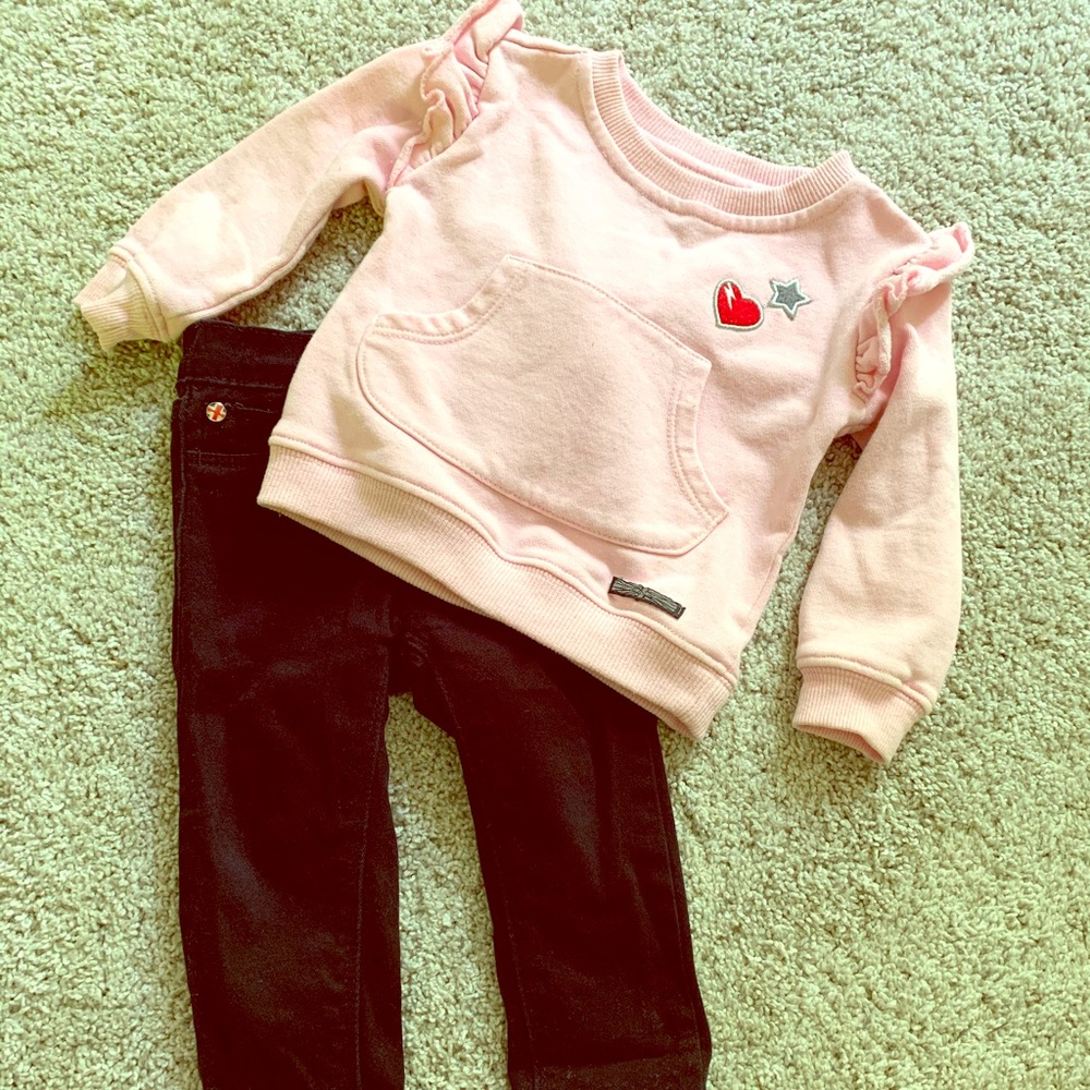 Baby Girls Hudson Jeans Set